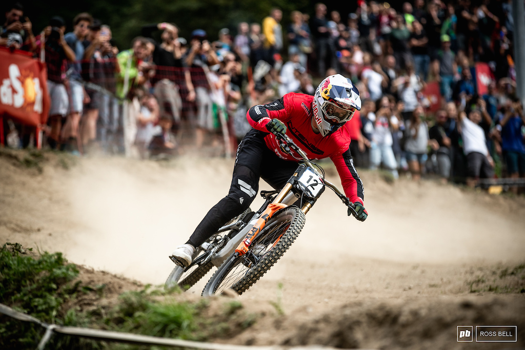Aaron Gwin is edging ever closer to getting back on top of that World Cup podium.