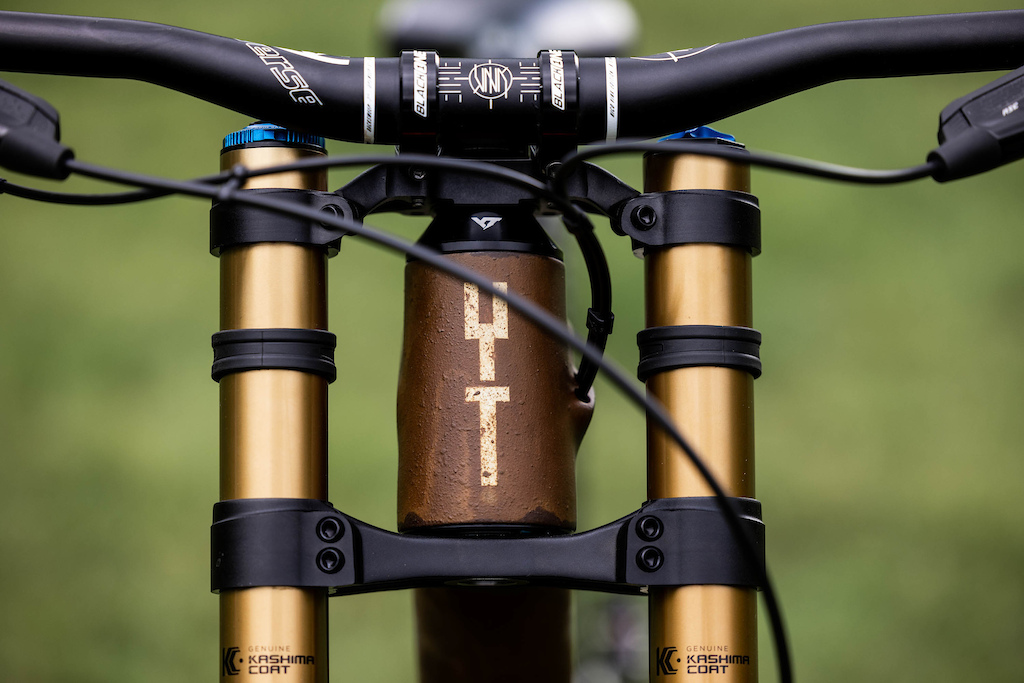 Bike Check: Josh Lowe's Custom Hardline YT Tues is Painted with Real Rust -  Pinkbike