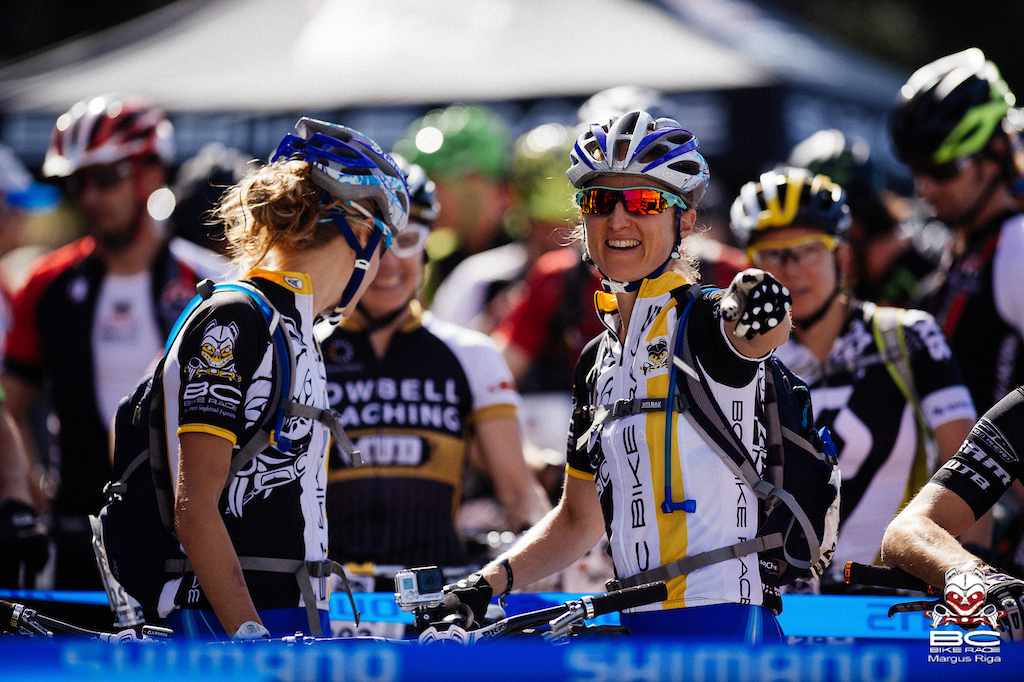 Catharine Pendrel (Luna Chix) has returned to the BC Bike Race with a new teammate.