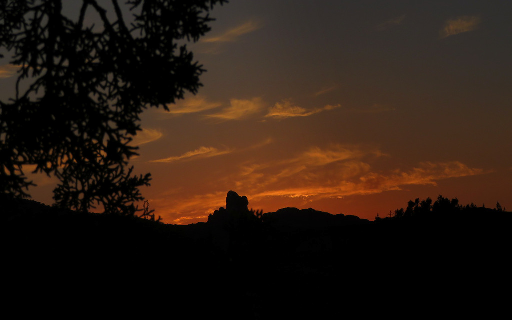 Sunset over Determination Towers.