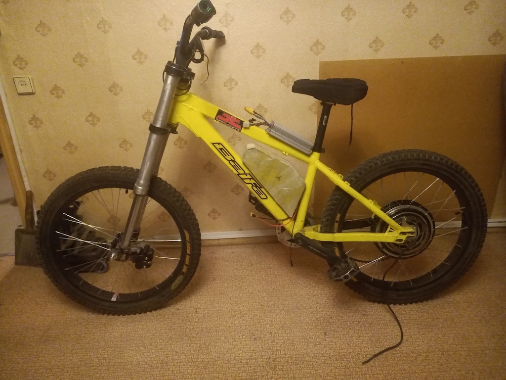 Stark pusher with pitbike inverted fork and 1,5kWt electro motor