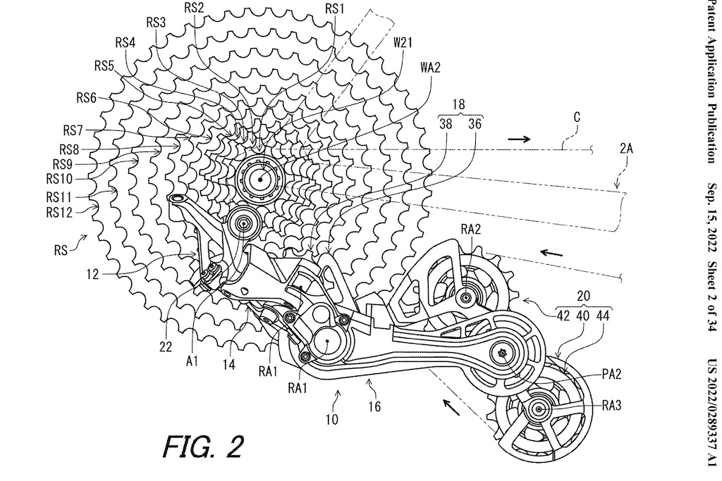 Patent Round-up: Shimano's Crazy Derailleur, Electronic Shifter