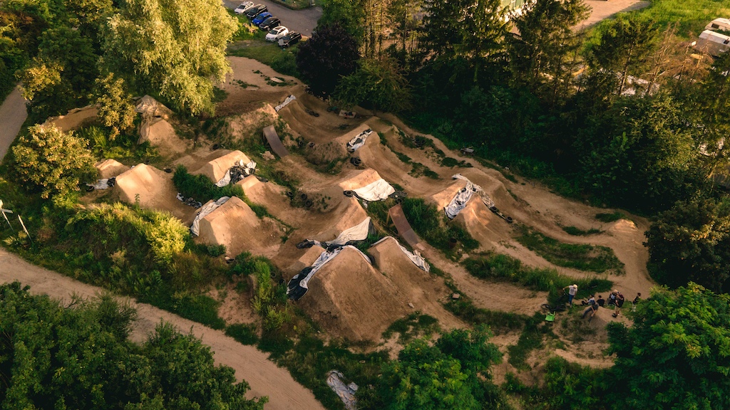 Aerial of the newly shaped Bembelbahn
