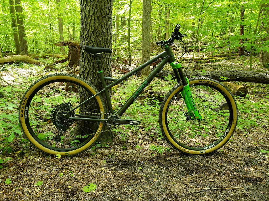 Hardtail V1 on the trail