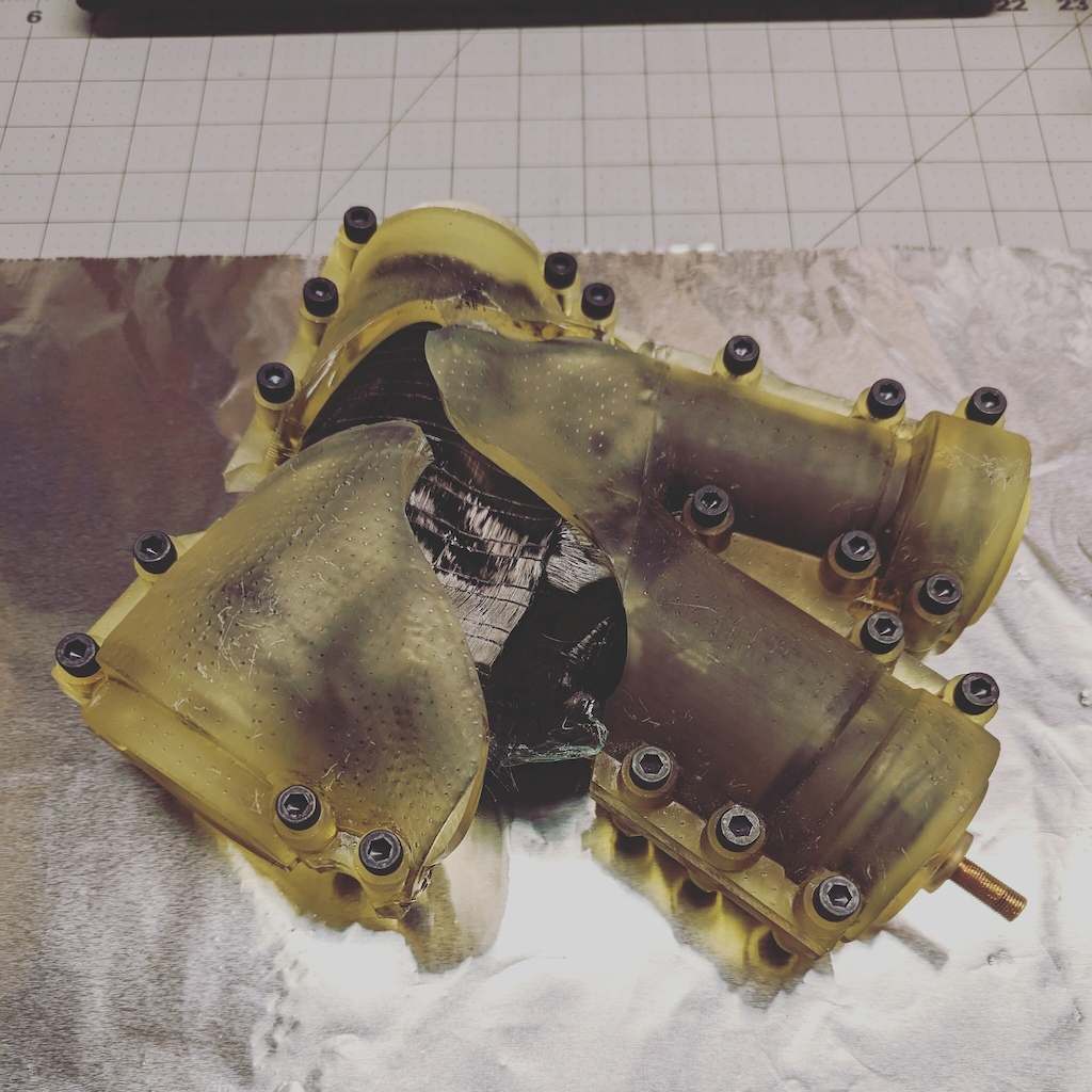 Headtube mold explosion