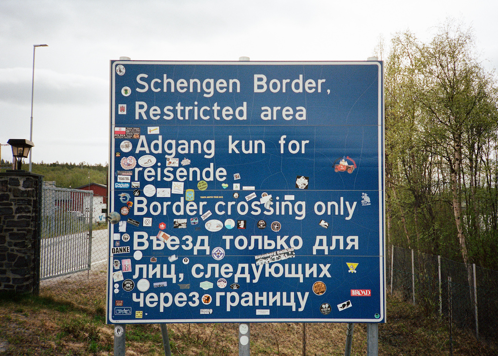Norway Russia border crossing.