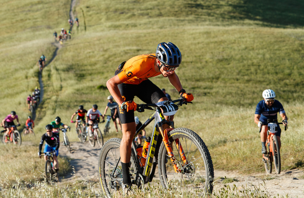 Fuego XC racer at  the 2022 Sea Otter Classic.