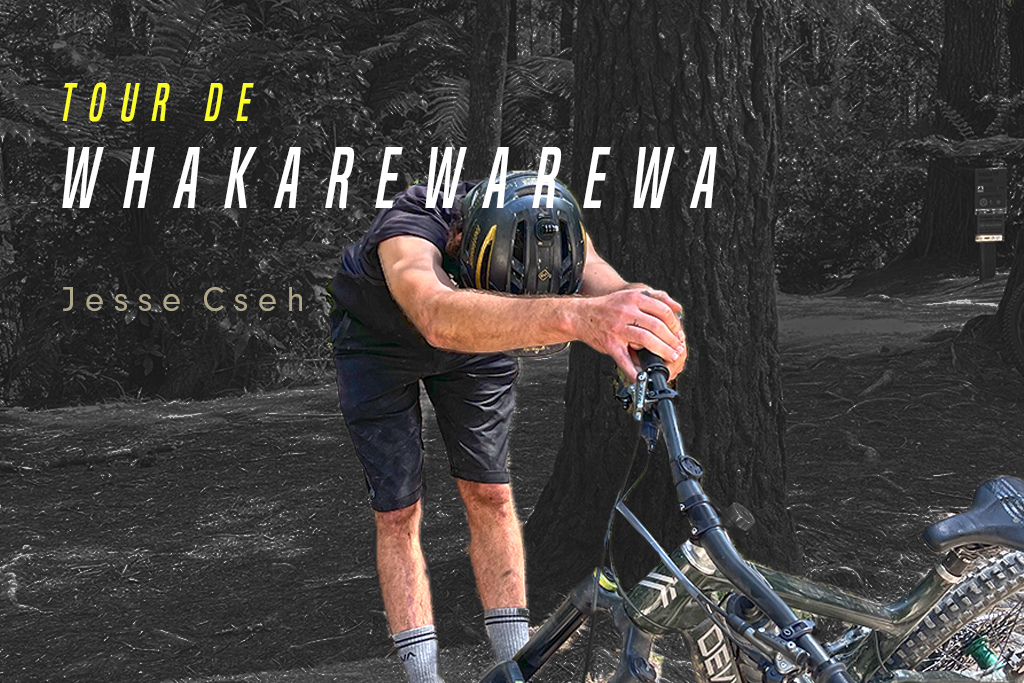 Riding every open trail in the Whakarewarewa forest in Rotorua non-stop.