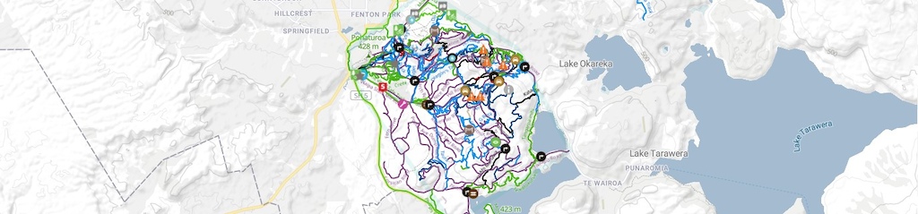 Rotorua Trails according to Trail Forks