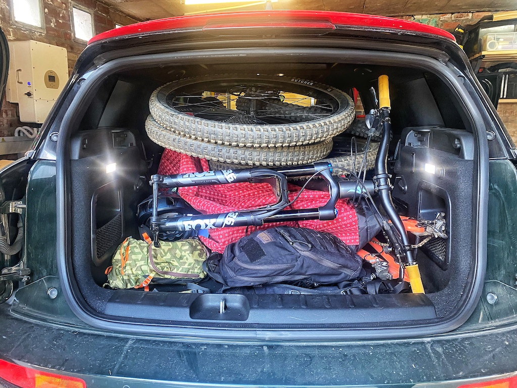 Mini Clubman packed to the gills...