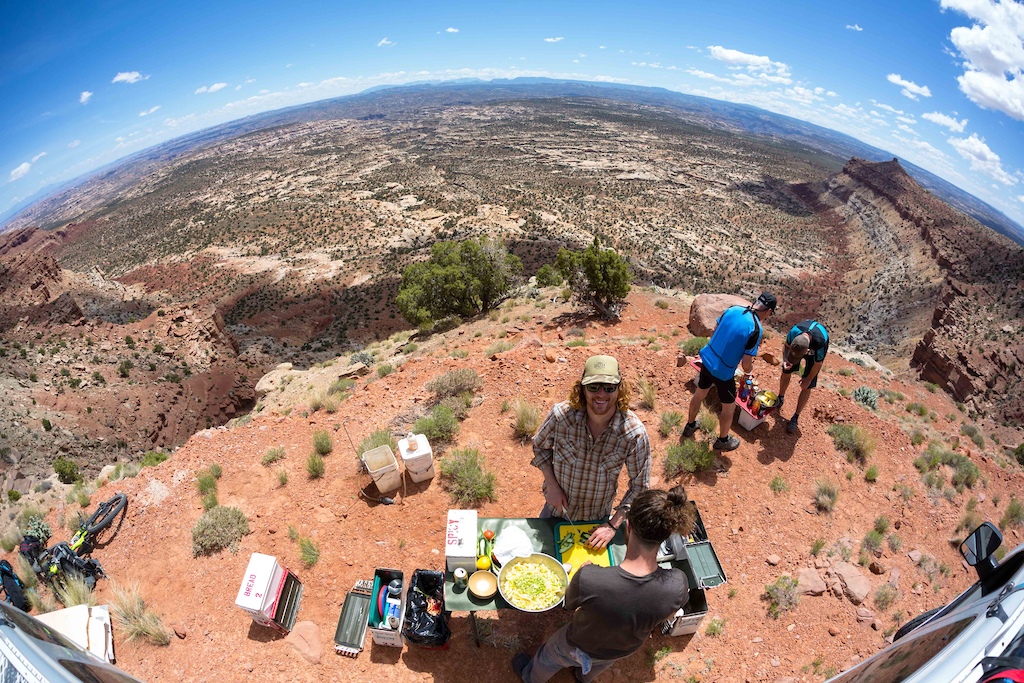 4 day bike trip through the Maze- Holiday River Expeditions. Camps: Golden Stairs, Maze Overlook, Bowdie