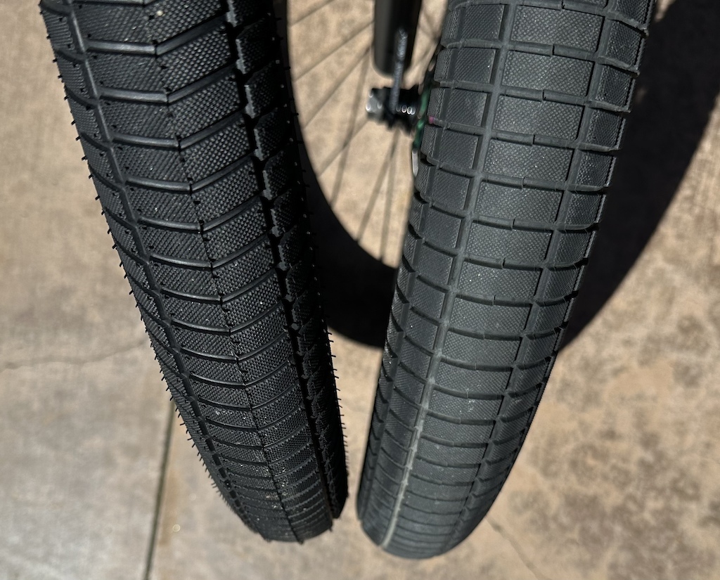 New HARO MS-5 24x2.3 tire, compared to Hammerhead 2.4 T.