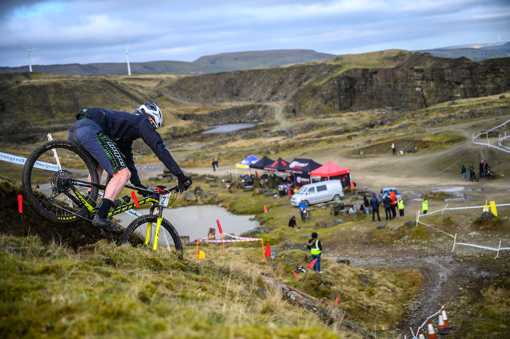 Sam Watson swapping the CX bike for an XC Bike and taking the win the Men's Sport Racec