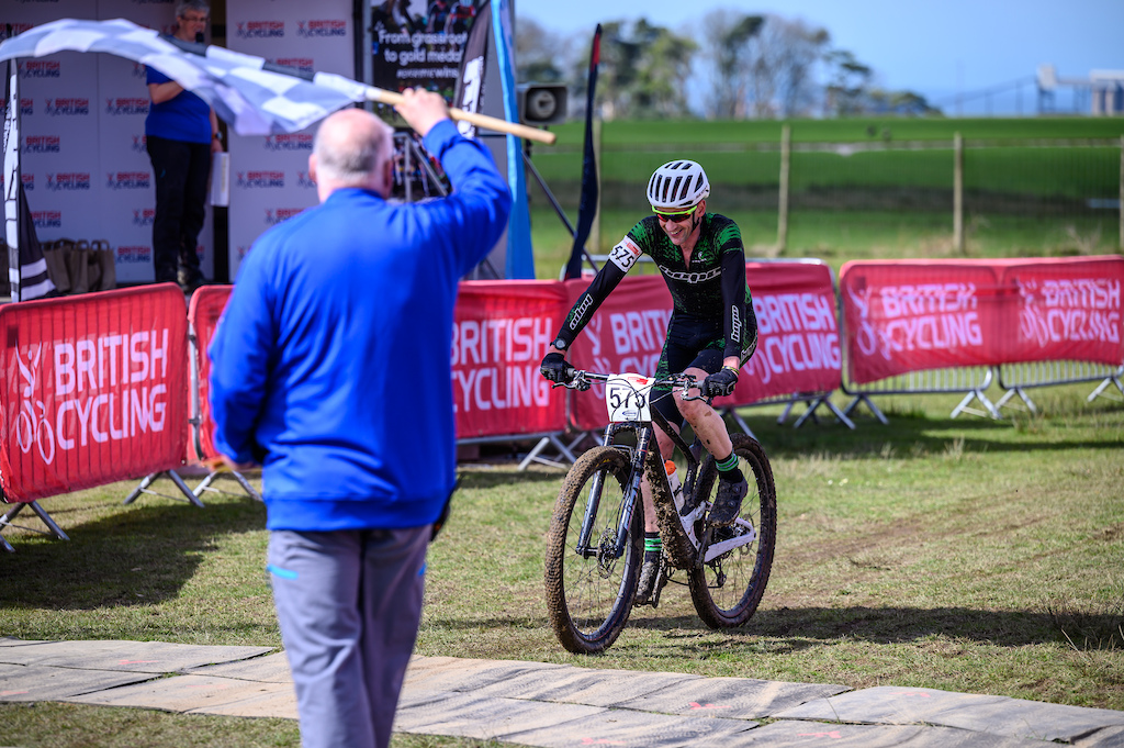 Paul Oldham took a dominating win in the Men's Veteran race with a lead of just under 40 seconds