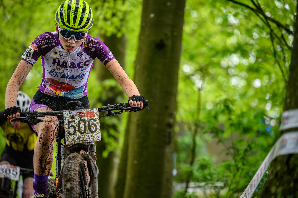 Rose Lewis had a good weekend in the mud finishing fifth in the 13-14 category