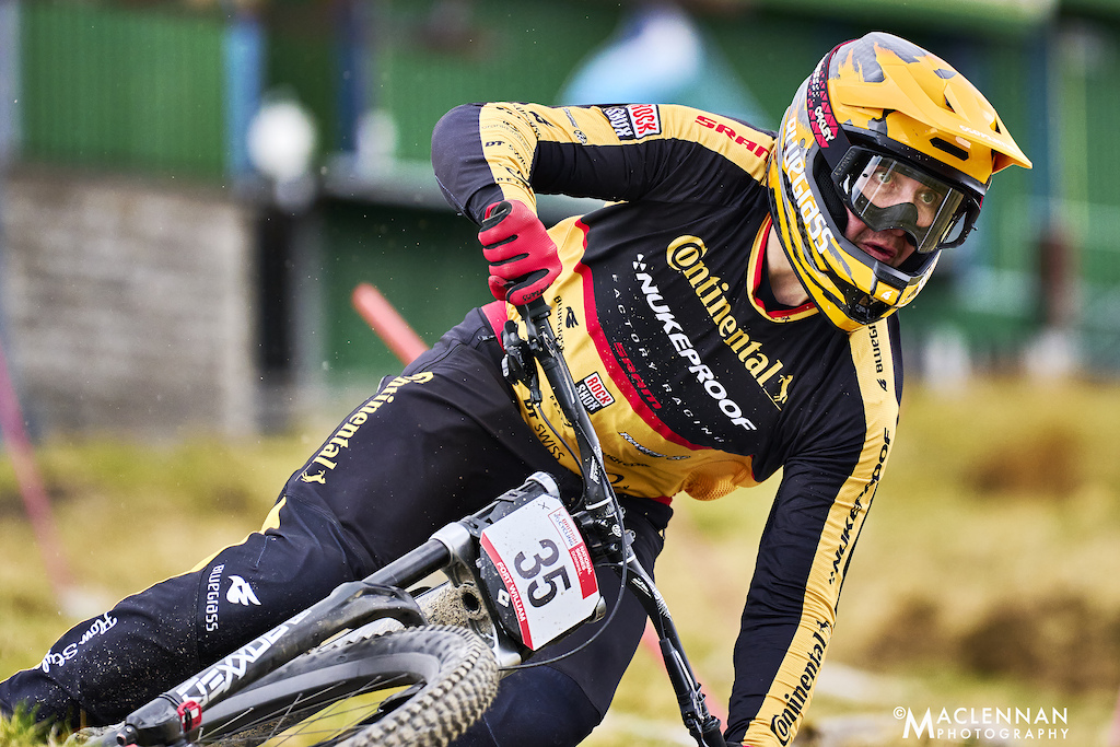 Fort William - National Downhill Series. Copyright Ian MacLennan.