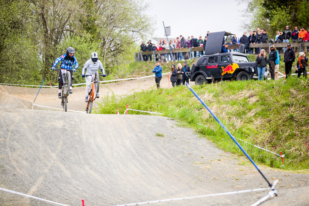 during round 1 of The 2023 4X Pro Tour at Winterberg Rheine Germany on May 20 2023. Photo Charles A Robertson