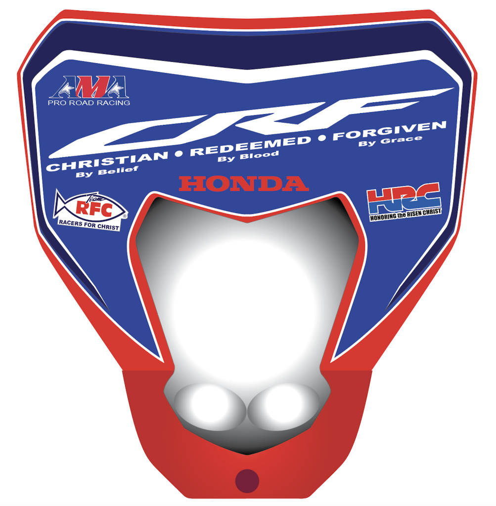 David Matthew Designs - I am designing an MX Race Style Graphics kit for my Honda CRF300L and for the Pastor's KLX Dual-Sport bikes. Here is a Concept for the Front Numberplate Graphics on. the CRF300L
