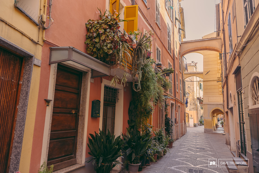 The beautiful alley way of Pietra Ligure