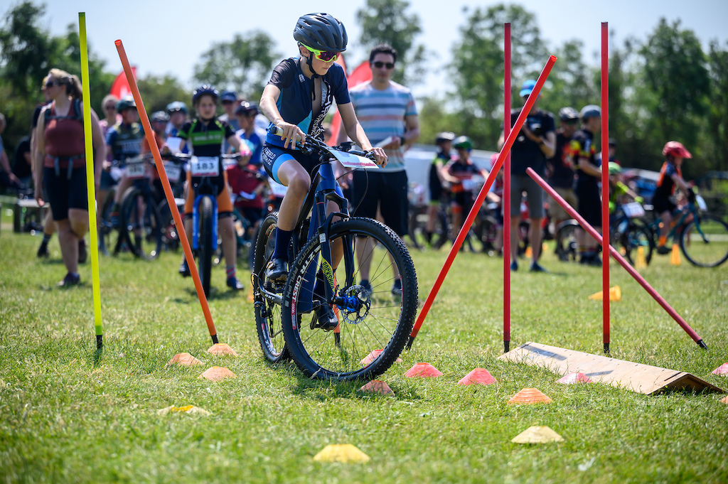 It s not just racing on the Crank It Weekend there s the U12s skills sessions where riders can test out their bike handling skills whilst battling for points