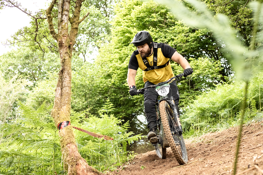 With the recent dry conditions, riders faced loose loam keeping them on their toes
