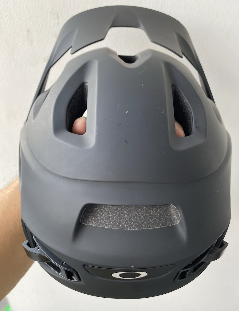 The Oakley DRT5 Trial/Enduro Mnt. Bike Helmet - Top/Rear View.