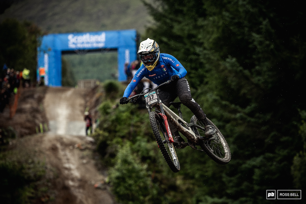 What an entry into top level downhill racing for Gloria Scarci, 7th place.