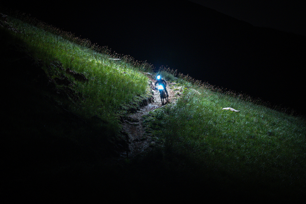 The shoot at night was difficult, requiring a customised drone fitted with a powerful light.