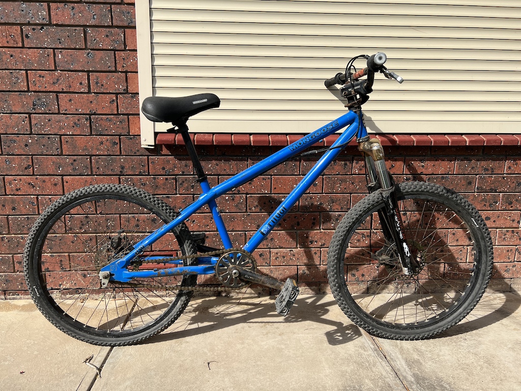 2006 Mongoose Ritual . Picked up for $120 Australian on the 16th September 2023. Fully stock + barely ridden, but looked like it was stored at the bottom of the sea