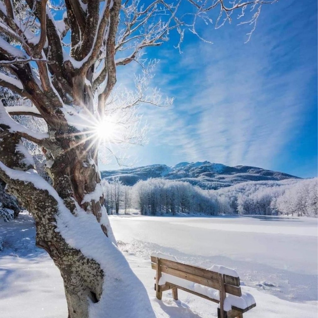 Lago Pranda winter
