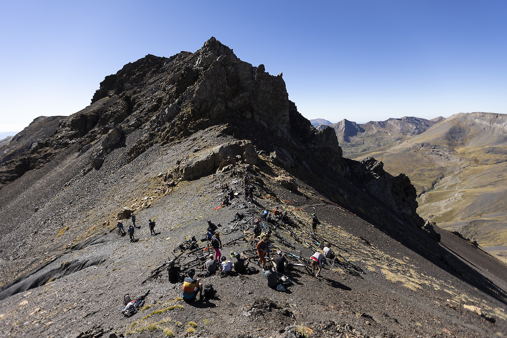 Start of the first stage, at 2800m high was the highest mountain pass of the four days race