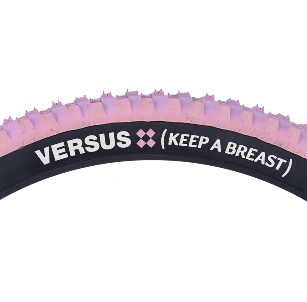 Versus x Keep A Breast LTD Edition Tire Detail