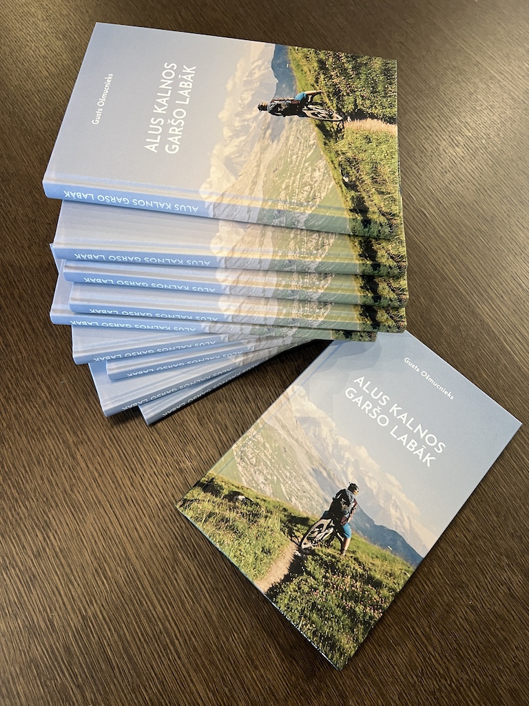 Published a book about our bikepacking experience in the Alps. Limited edition 300 pcs. Latvian languge. Only analog photos.