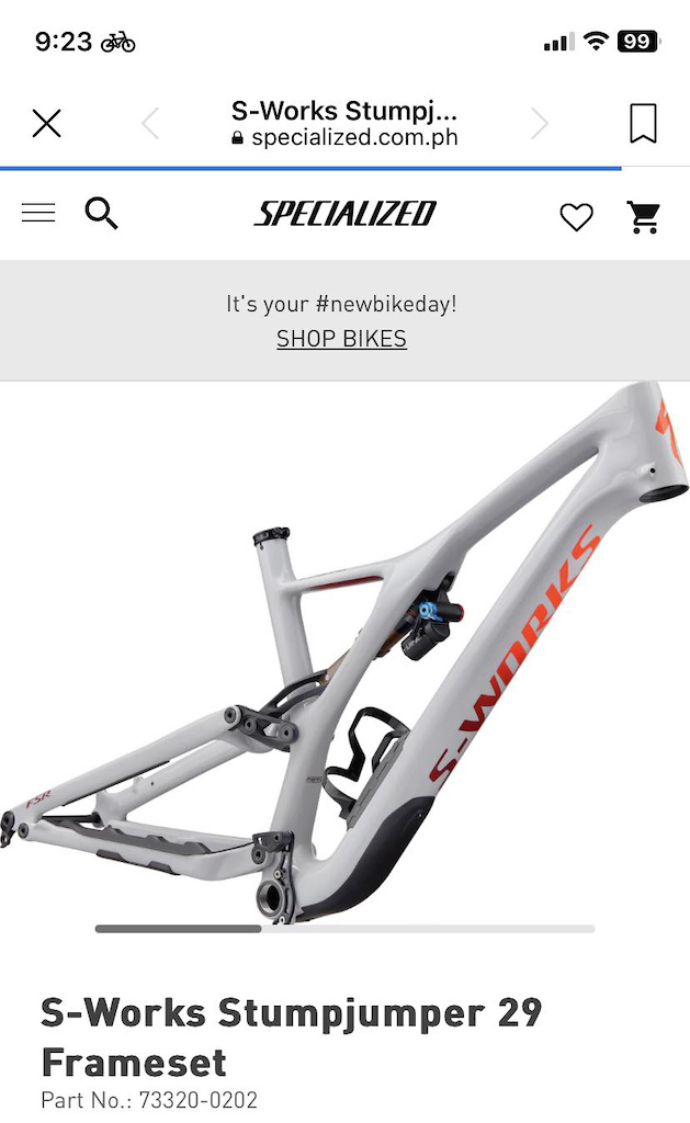 Wishful thinking. This is my first choice. The 2023 Specialized S-Works Stumpy 29.