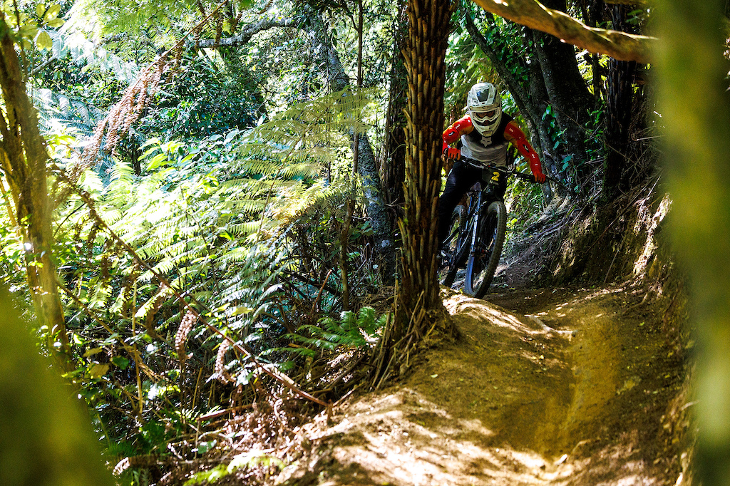 During the 2024 Cable Bay Enduro, New Zealand National Championships at Cabel Bay Adventure Park