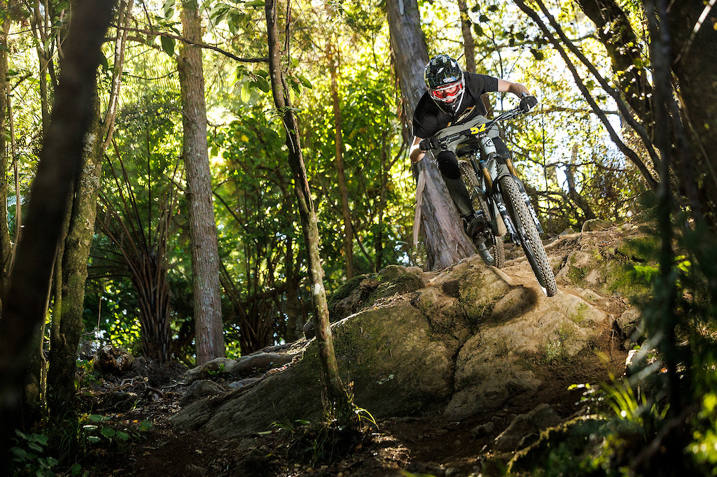 During the 2024 Cable Bay Enduro, New Zealand National Championships at Cable Bay Adventure Park