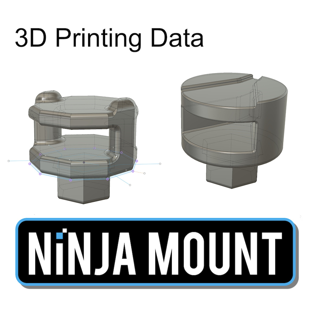 3D printing data for NINJA MOUNT Coil Assistant