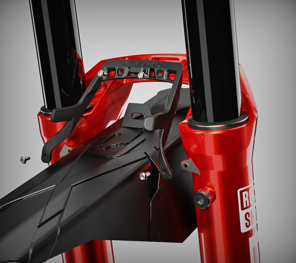 BOQSSER Announces Bolt On Quick Swap Mudguard System Adapted to the 2024 RockShox BOXXER Pinkbike