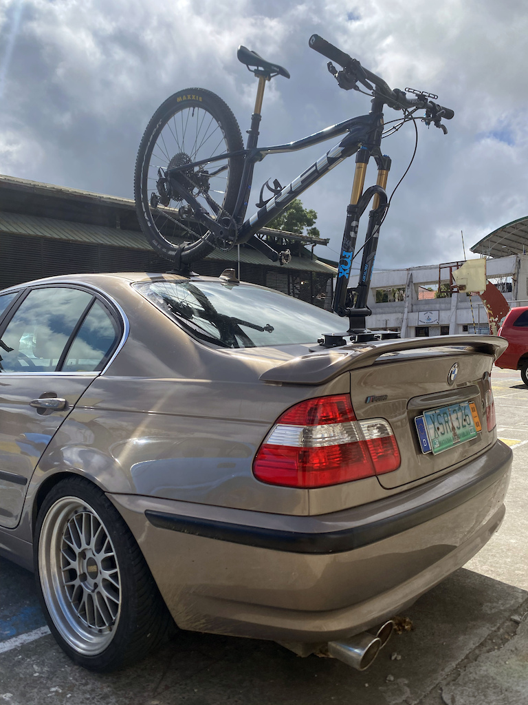 My-TREK-Procaliber Adventures. If I do not ride directly from my home, I transport my bikes on my BMW E/46.