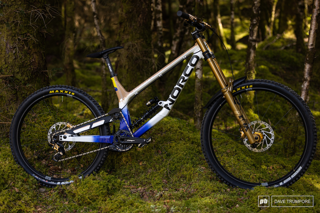 Bike Check Greg Minnaar s Norco Prototype DH Bike at Fort William World Cup Pinkbike