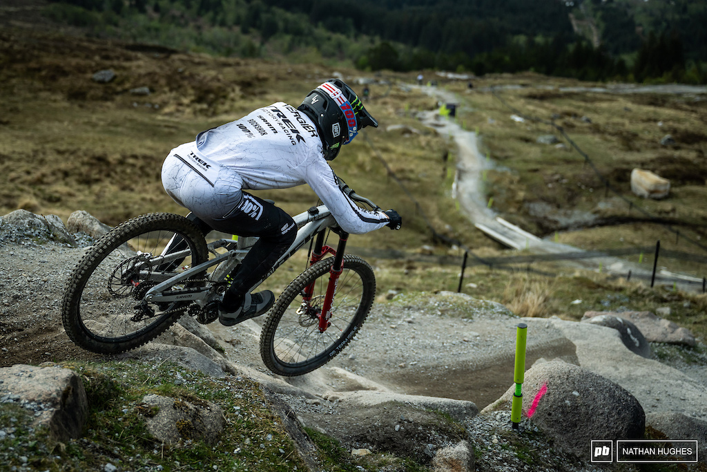 Loris Vergier making the roughest course out there look like silk.