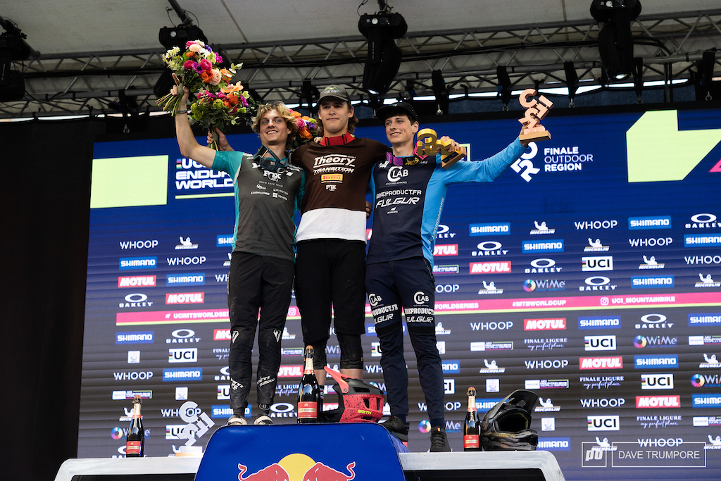 Bailey Christie, JT Fischer, and Marius Tenet on the U21 Men's podium