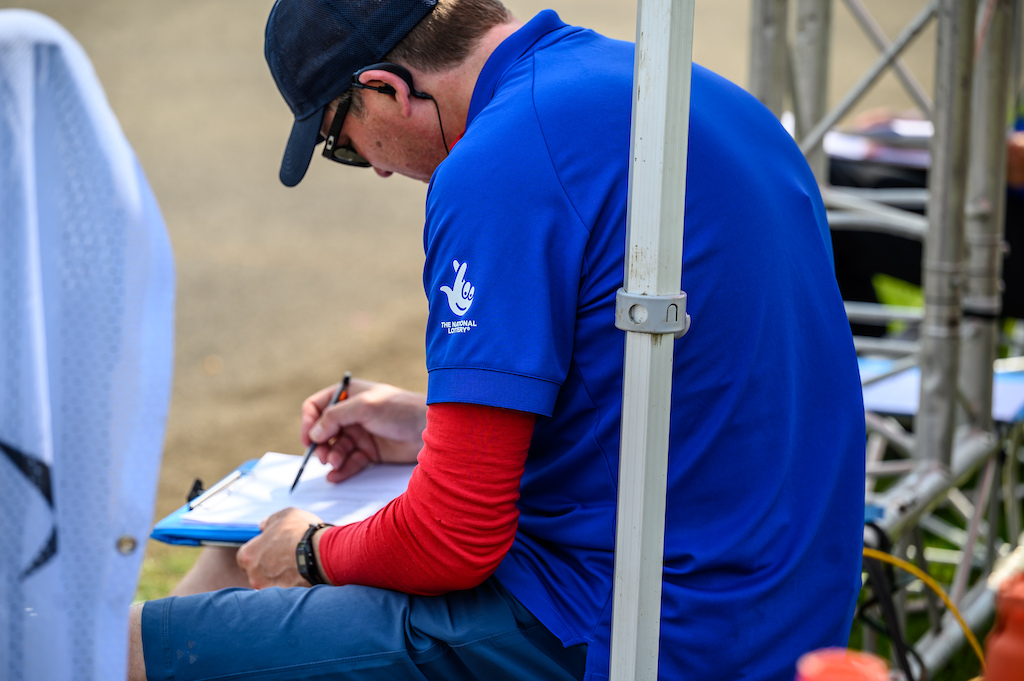 The British Cycling Commissaires were on hand to make sure racing was fair and safe