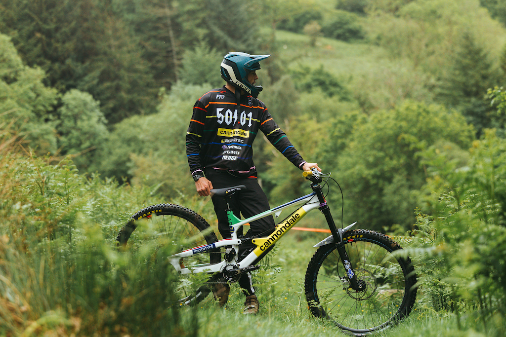 Josh Bryceland Sam Hockenhull s Prototype Cannondale DH Bikes Red Bull Hardline 2024 Pinkbike