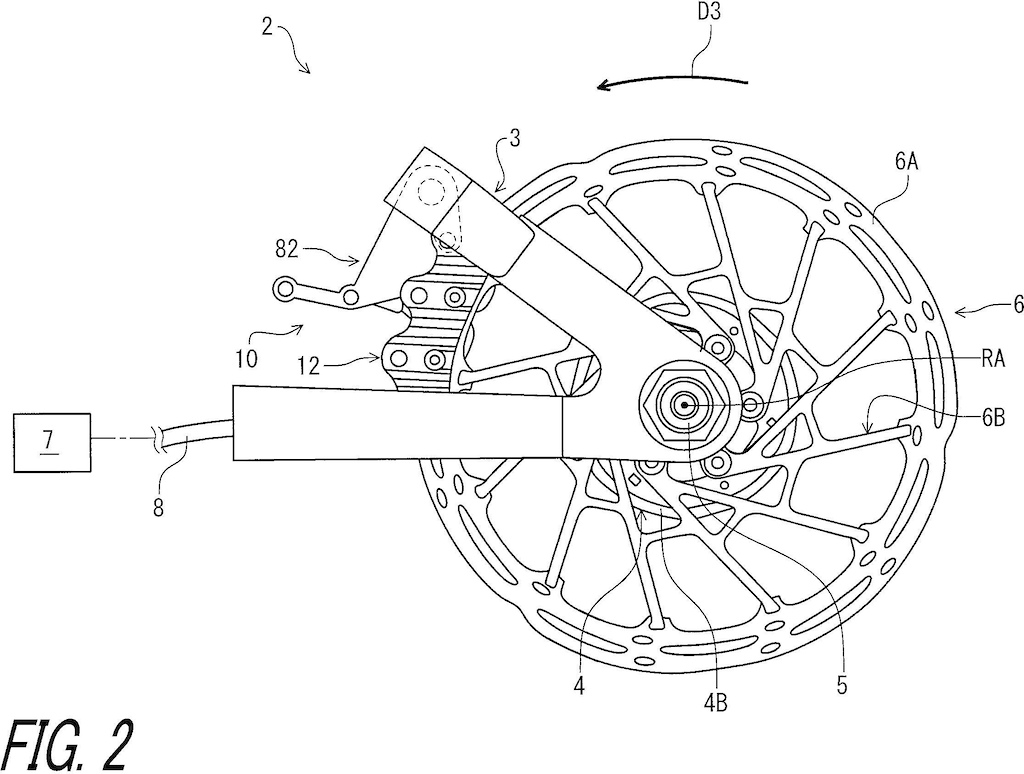 Shimano Files Patent for a Direct Mount Single Sided 3 Piston Brake Caliper Updated Pinkbike