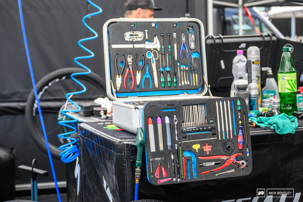 One of the tidiest toolboxes at the World Cup.