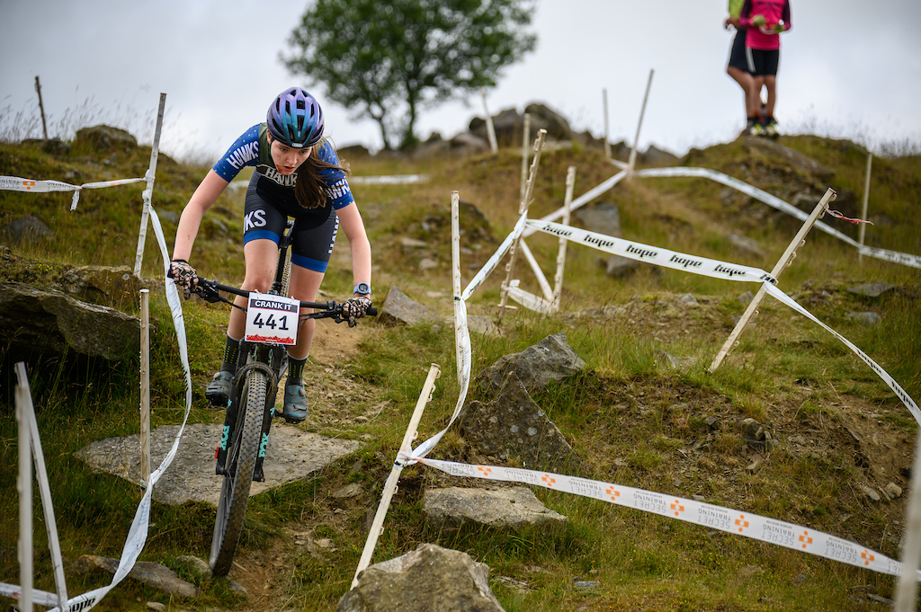 An early crash in practice on the A-line didn't deter Nicole Anderson as she went on to take the win in the Youth Female XCO