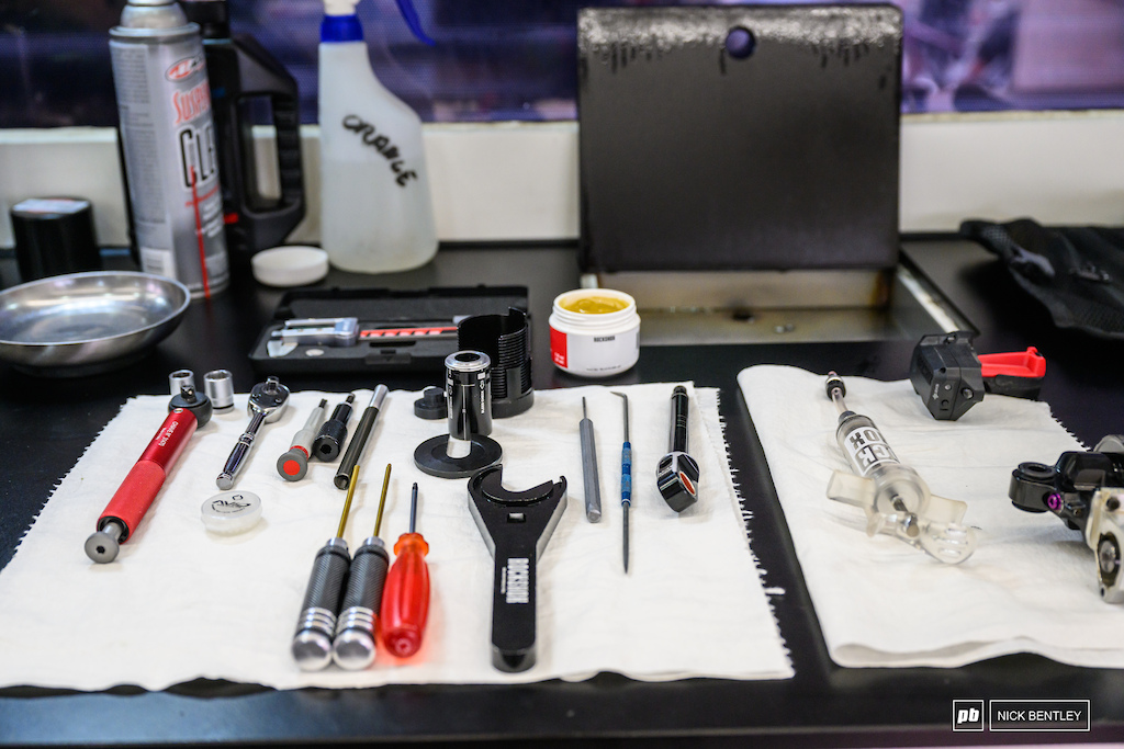 An organised work bench is a happy work bench