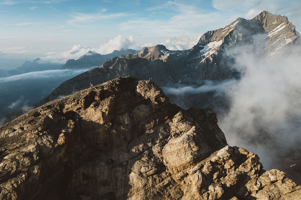 Shooting with Gee Atherton for Ridgeline V: Resistance in Switzerland.