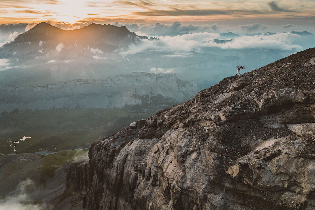 Shooting with Gee Atherton for Ridgeline V: Resistance in Switzerland.